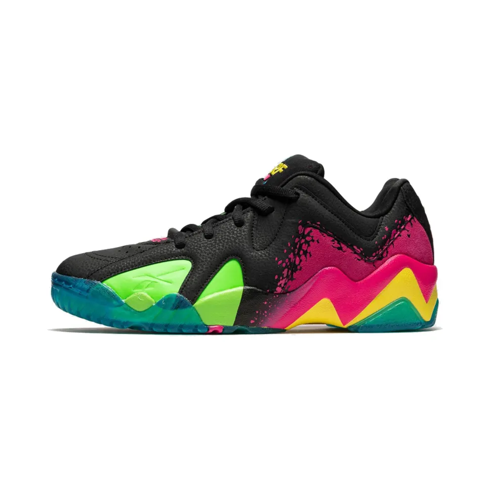 Reebok Kamikaze II Low NERF NERFOOP – “Black / Proud Pink / Solar Lime” (GV7743)