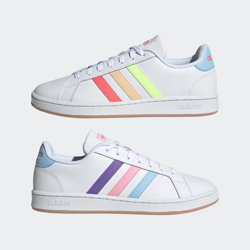 Adidas Grand Court Cloudfoam Lifestyle Court Comfort Pride Cloud White / Semi Turbo / Pulse Amber (GY9400)