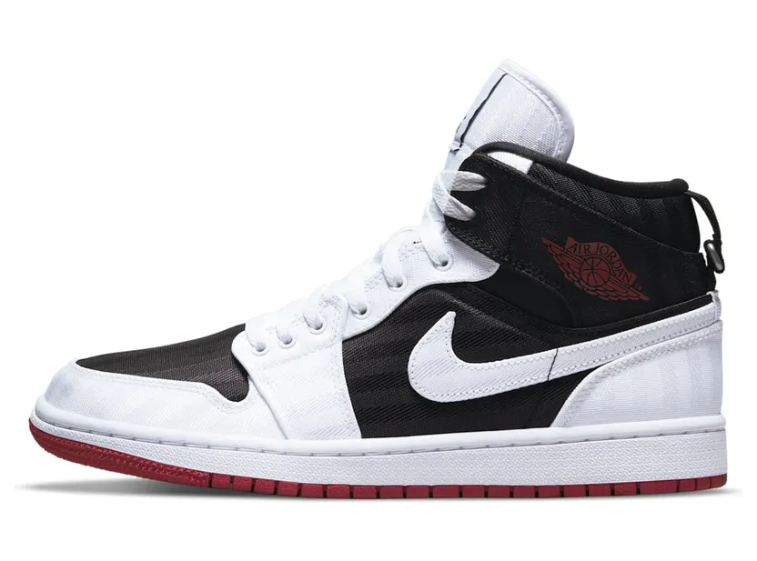 Air Jordan 1 Mid SE Utility “Black / Gym Red / White” (DD9338-016)
