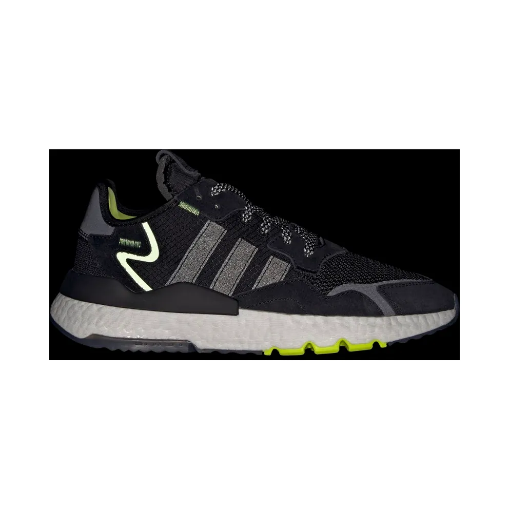 Adidas Nite Jogger ‘Black Solar Yellow’ Core Black/Core Black/Solar Yellow (EG7409)
