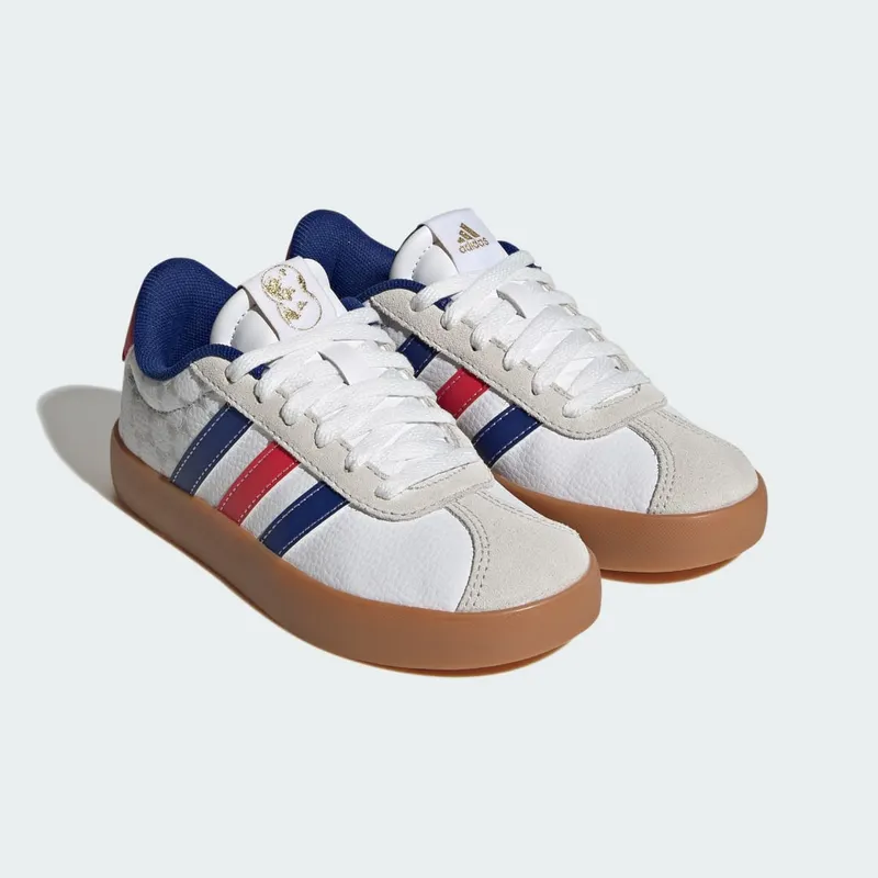Adidas VL Court 3.0 Kids Cloud White / Pure Ruby / Mystery Ink (KI3119)