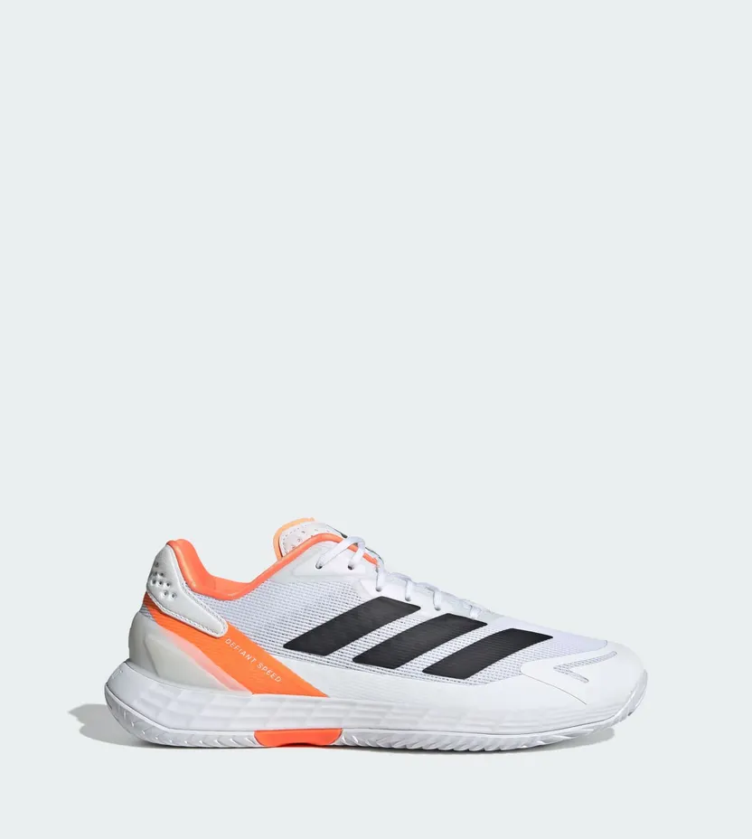 Adidas Defiant Speed 2 Tennisschoenen Cloud White / Core Black / Lucid Orange (JR1745)