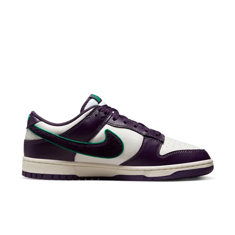 Nike Dunk Low “Chenille Swoosh – Grand Purple” (DQ7683-100)