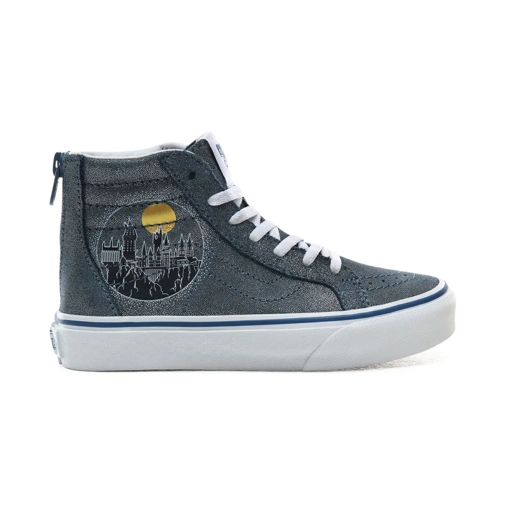 Vans Sk8-Hi Zip Harry Potter Hogwarts Castle (PS) Hogwarts/Metallic (VN0A4BUXV3R)