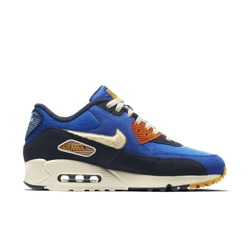 Nike Air Max 90 Game Royal Light Cream Game Royal/Camper Green-Blackened Blue-Light Cream (858954-400)