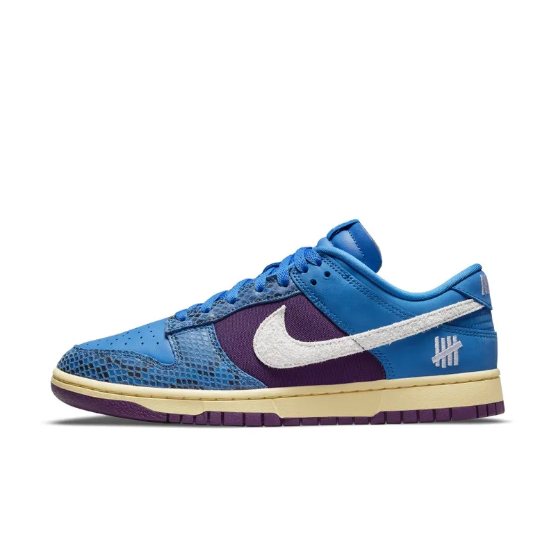 Nike x Undefeated Dunk Low SP vs. AF1 (2021) – “Royal / Purple-white” (DH6508-400)