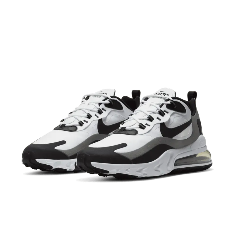 Nike Air Max 270 React White Black Metallic Pewter White/Black-Metallic Pewter (CT1264-101)