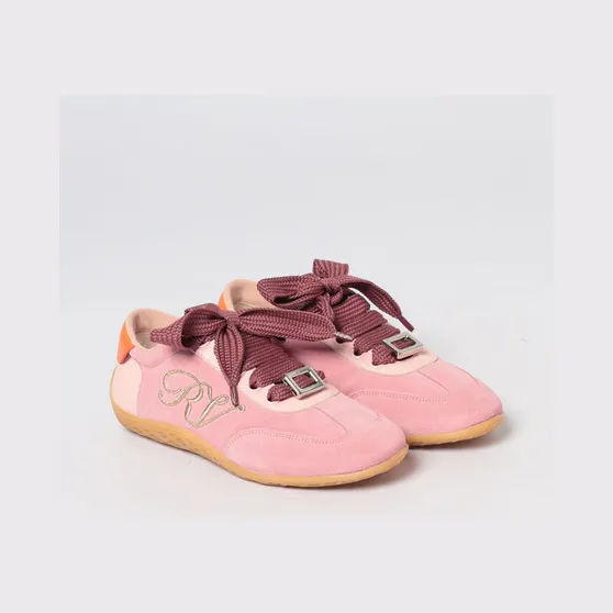 Roger Vivier Suede Sneakers Pink (RVW79342800IRA788V)