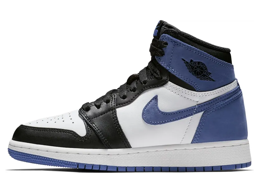 Air Jordan 1 Retro High OG’Blue Moon’ BG Summit White/Blue Moon-Black (575441-115)