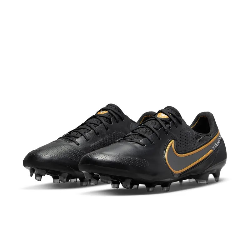 Nike Tiempo Legend 9 Elite FG Black Metallic Gold (CZ8482-007)