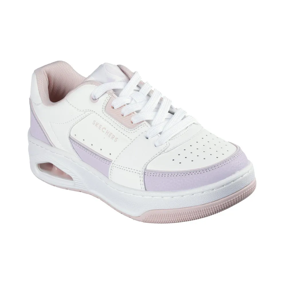 Skechers Uno Court Courted Style White / Lavendel / Pink “White” (177710 Wlvp) (177710WLVP)