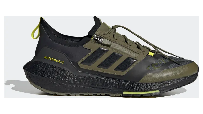 adidas Ultraboost 21 GORE-TEX Focus Olive / Core Black / Acid Yellow (FY3956)