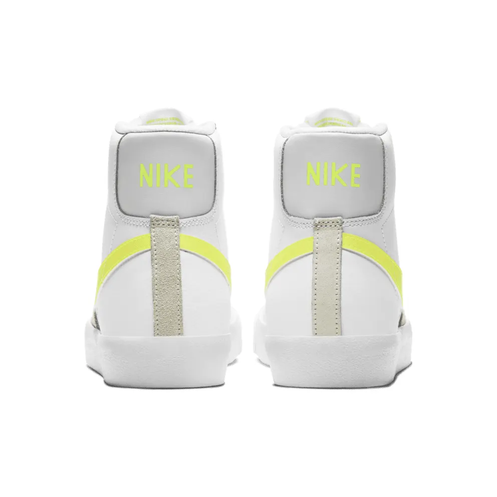 Nike Blazer Mid 77 White Lemon Venom (W) White/Pure Platinum-Fossil-Lemon Venom (CZ0362-100)