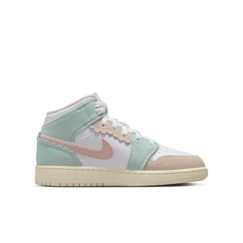 Air Jordan 1 Mid GS “Pink Oxford” (DZ5361-100)