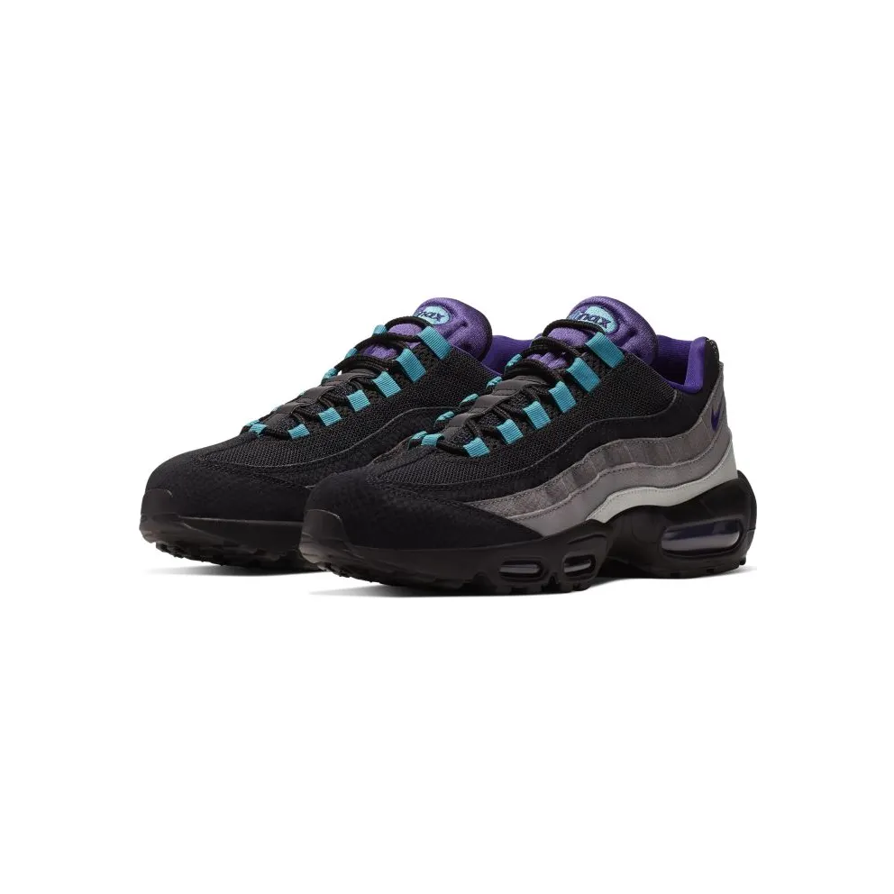 Nike Air Max 95 Black Court Purple Teal Nebula Black/Court Purple-Teal Nebula-Thunder Grey-Gunsmoke-Atmosphere Grey (AO2450-002)