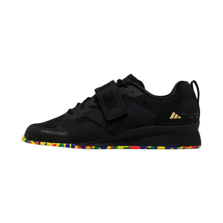 Adidas Adipower 3 “Core Black Gold Metallic” (IF0534)