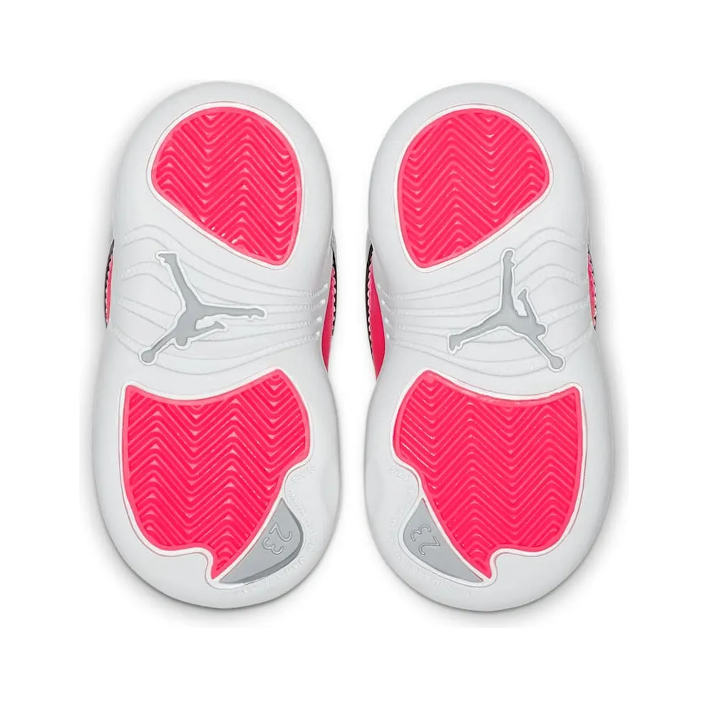 Jordan 12 Retro Wolf Grey Racer Pink (TD) Wolf Grey/Racer Pink-Black (819666-060)