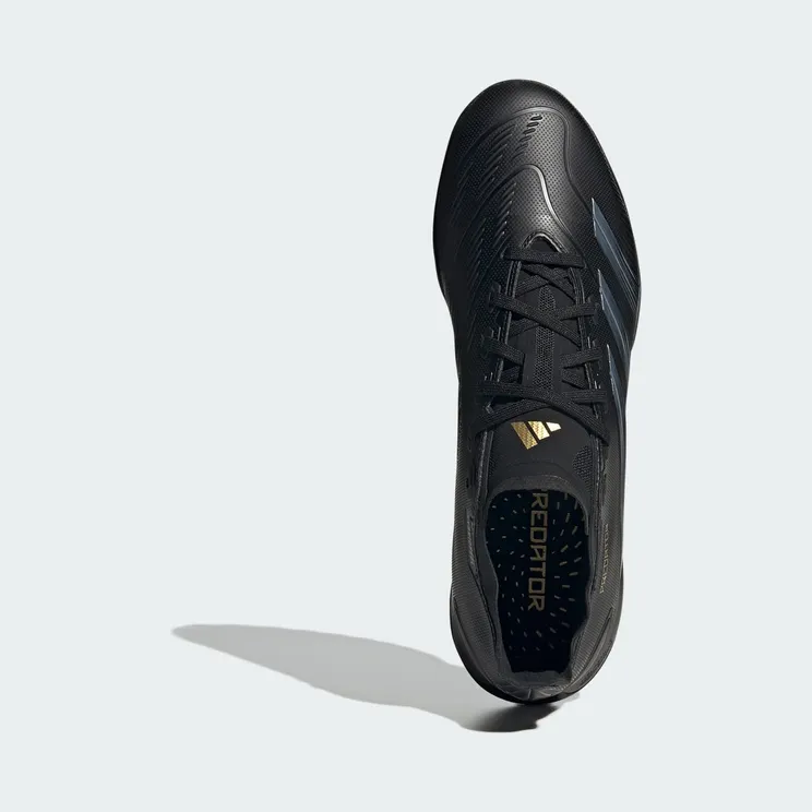 Adidas Predator League Turf Soccer “Core Black / Carbon / Gold Metallic” (IF6377)