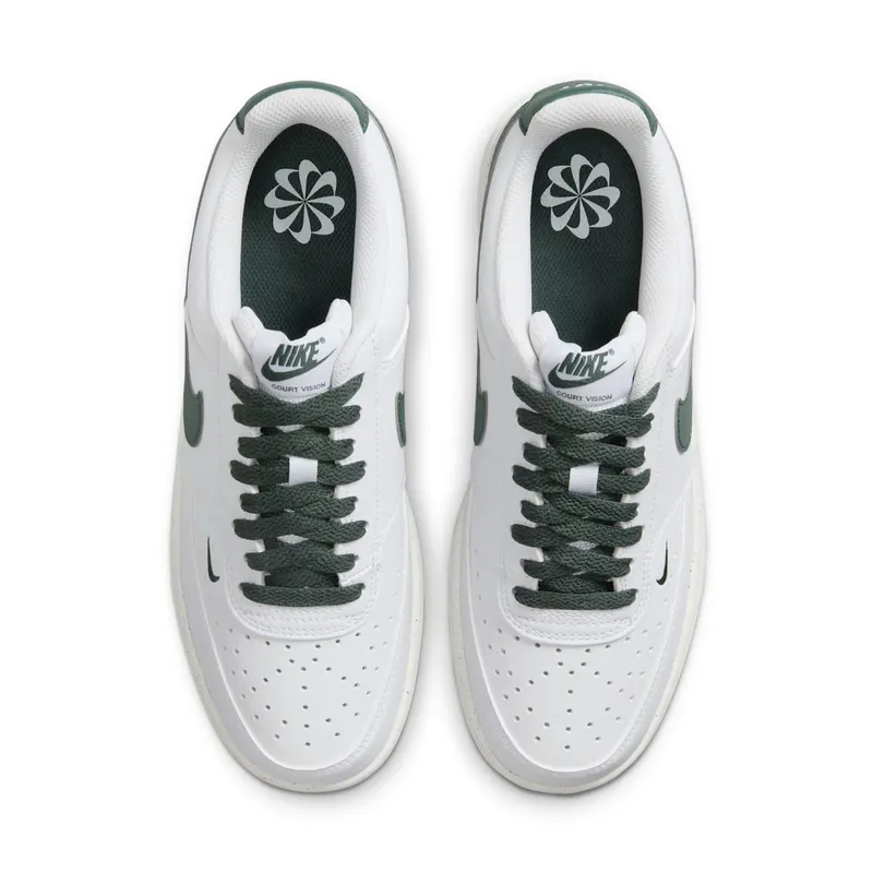 Nike Court Vision Low Next Nature White Vintage Green (FV9952-101)