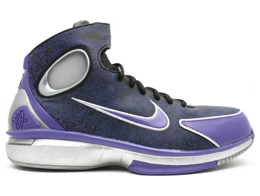 Nike Air Zoom Huarache 2K4 KB Laser Black Silver Purple