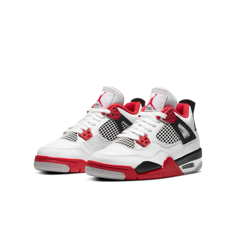 Air Jordan 4 Retro Fire Red (GS) (2020) (408452-160)
