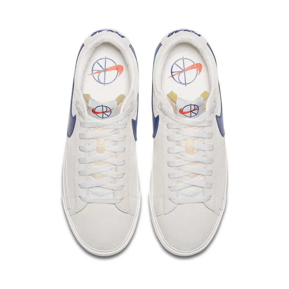 Nike SB Blazer Low Polar Skate Co Summit White/Deep Royal Blue (AV3028-100)