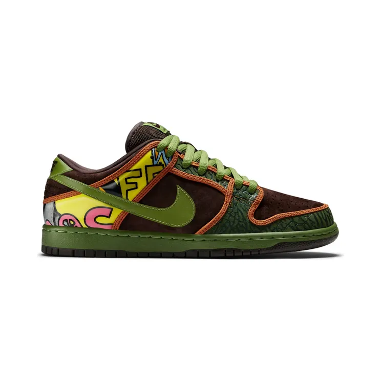 Nike Dunk Low PRM SB QS De La Soul “Safari / Baroque Brown / Altitude Green” (789841-332)