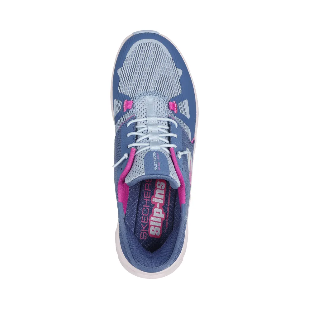 Skechers Slip-ins: Glide-Step Pro – Slate / Pink – “Grey” (150420 SLTP)
