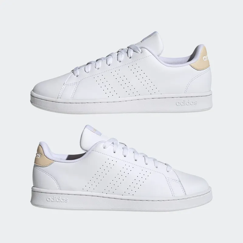 Adidas Advantage Cloud White / Cloud White / Sand Strata (H06409)