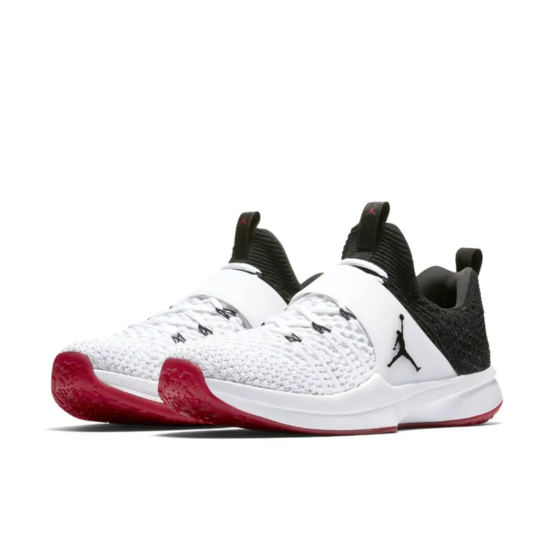 Jordan Trainer 2 Flyknit White Black Red White/Black-Gym Red (921210-101)