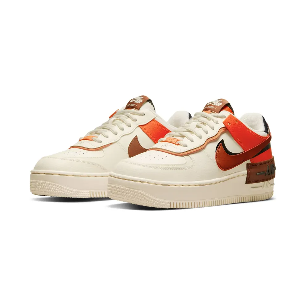 Nike Air Force 1 Low Shadow XLD Pale Ivory Oxen Brown (W) (CI0919-114)