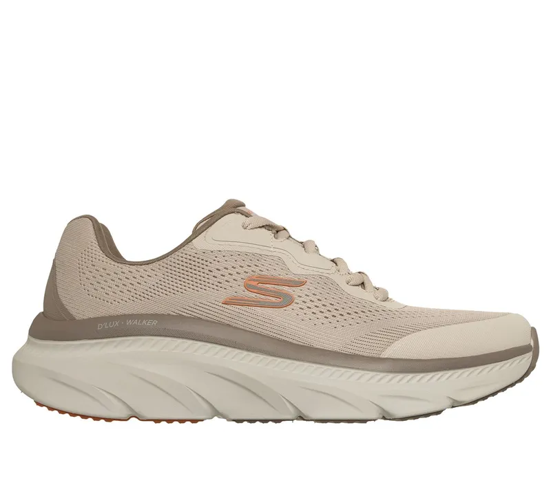Skechers Relaxed Fit: D’Lux Walker 2.0 – Bravik Sneaker Taupe/Orange