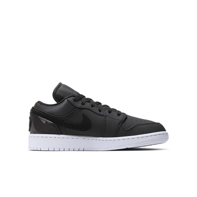 Jordan 1 Low PSG Paris Saint-Germain (GS) Black/Infrared 23-White (CN1077-001)