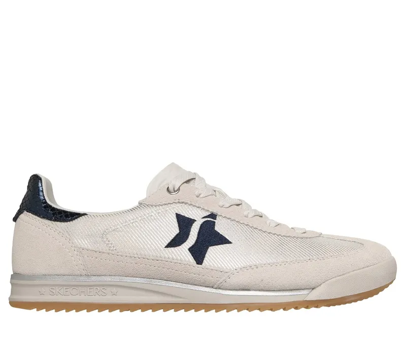 Skechers SKX 92 – Perfectly Shimmered Sneaker Off-White/Marine