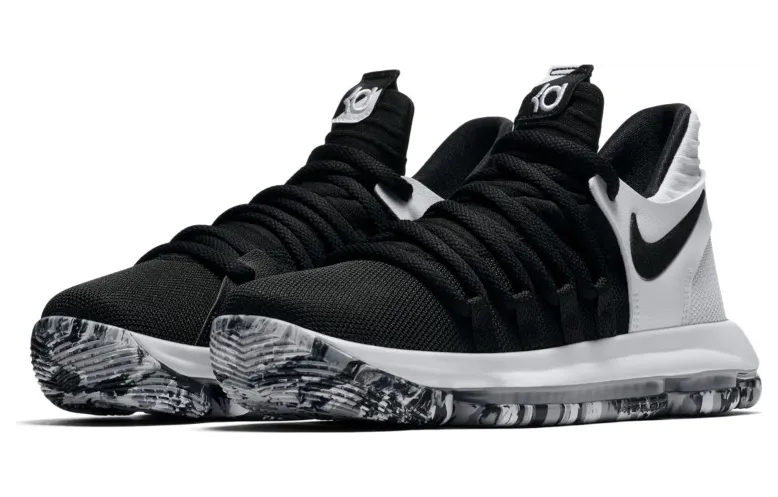 Nike KD 10 Black White (GS)