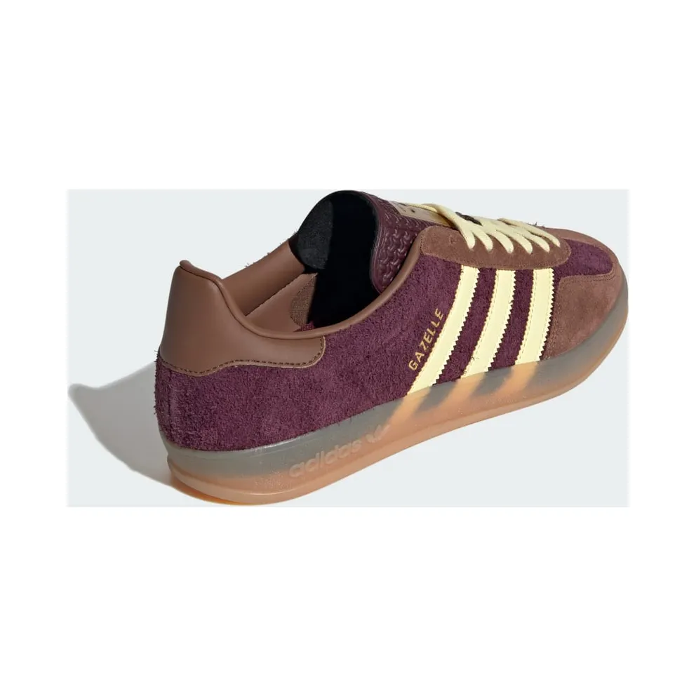 Adidas Gazelle Indoor Maroon / Almost Yellow / Preloved Brown (JI0324)