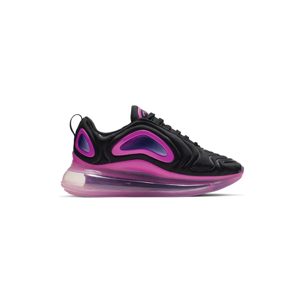 Nike Air Max 720 Black Laser Fuchsia (GS) Black/Laser Fuchsia-Regency Purple-Black (AQ3196-007)