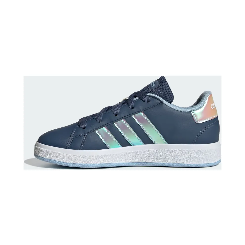 Adidas Grand Court Lifestyle Tennis Shoes Preloved Ink / Cloud White / Clear Sky (JR6095)