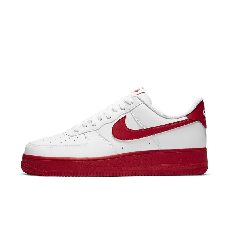 Nike Air Force 1 Low White Red Midsole White/University Red-White (CK7663-102)