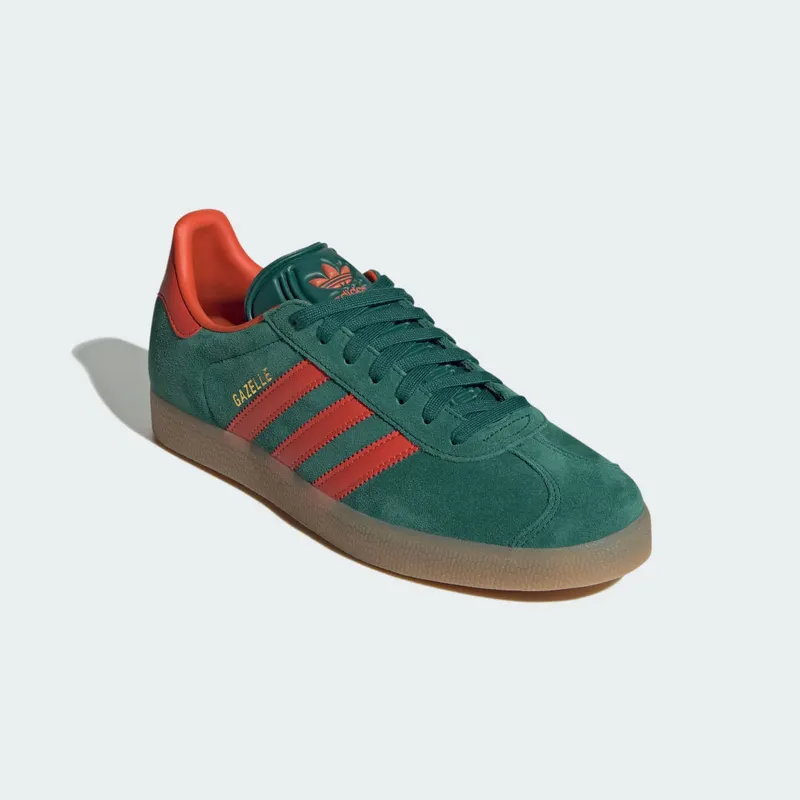 adidas Gazelle Collegiate Green / Preloved Red / Gum (IG6200)