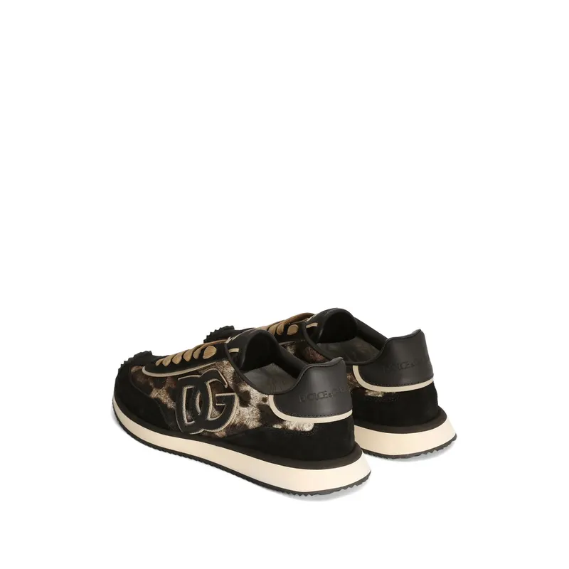 Dolce & Gabbana Leo-print Fabric DG Cushion “Brown/Black” (CK2288 A3L89 HY13M)