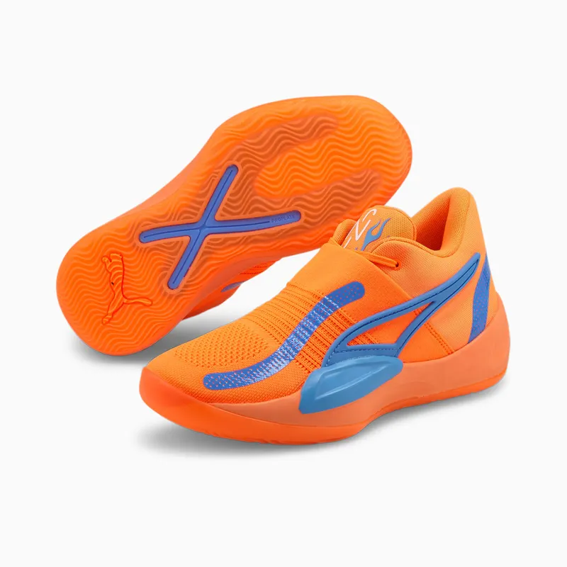 Puma Neymar Jr Rise NITRO Basketball Shoes Blue/White/Orange (378947-01)