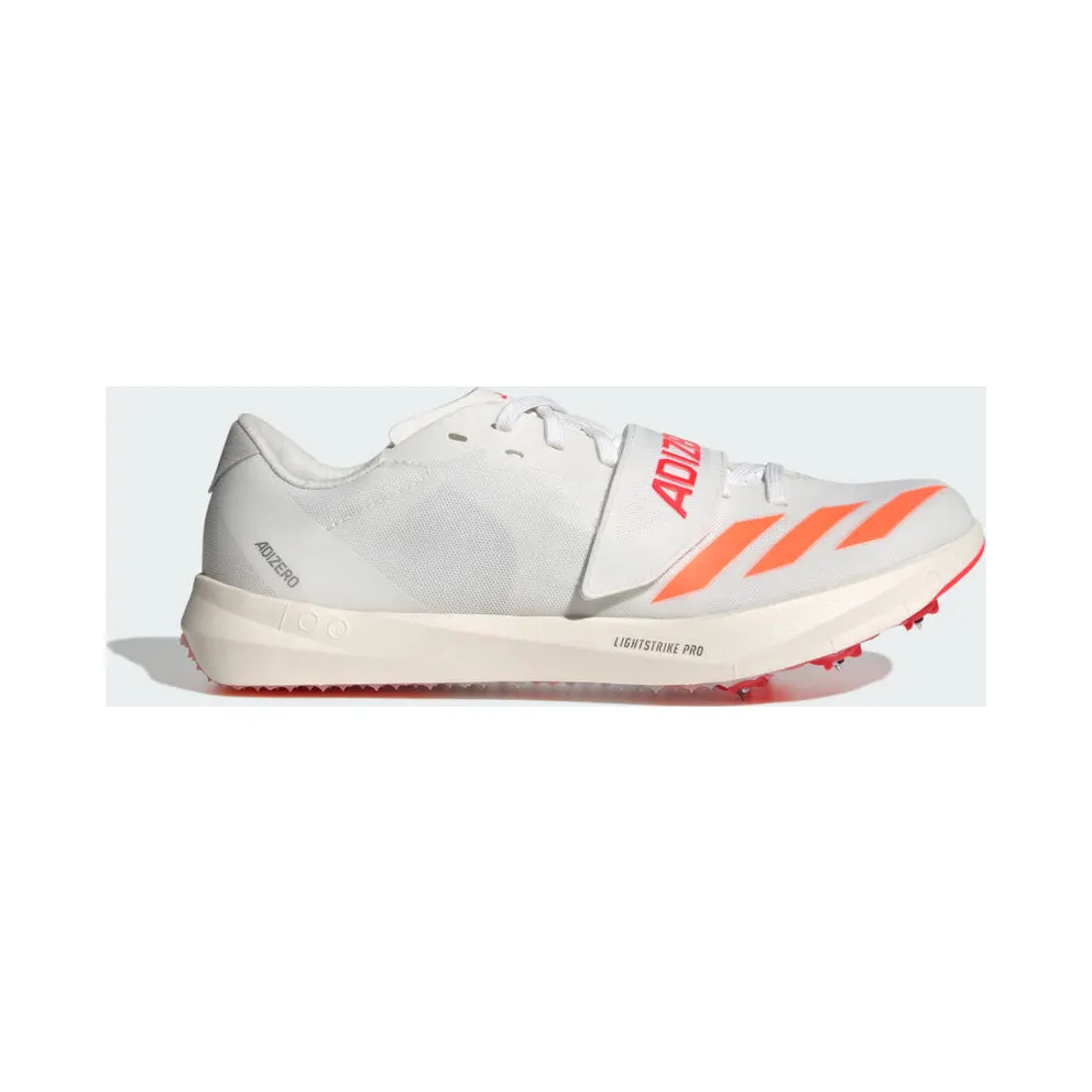 adidas Adizero Tj/pv Track And Field “Cloud White / Lucid Orange / Lucid Red” (JQ0802)