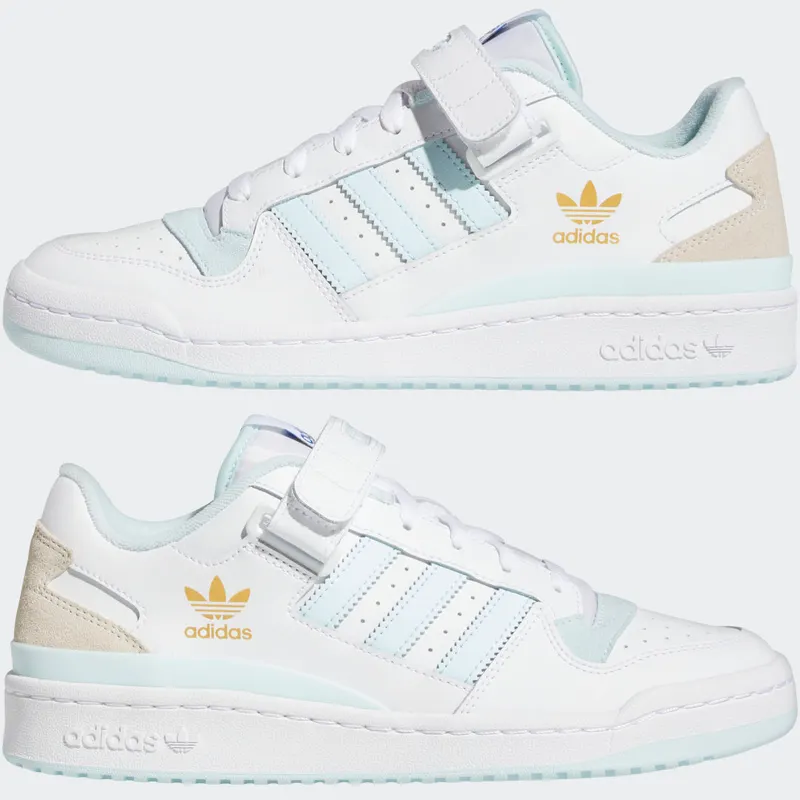 Adidas Forum Low Cloud White / Almost Blue / Chalk White (GW4369)