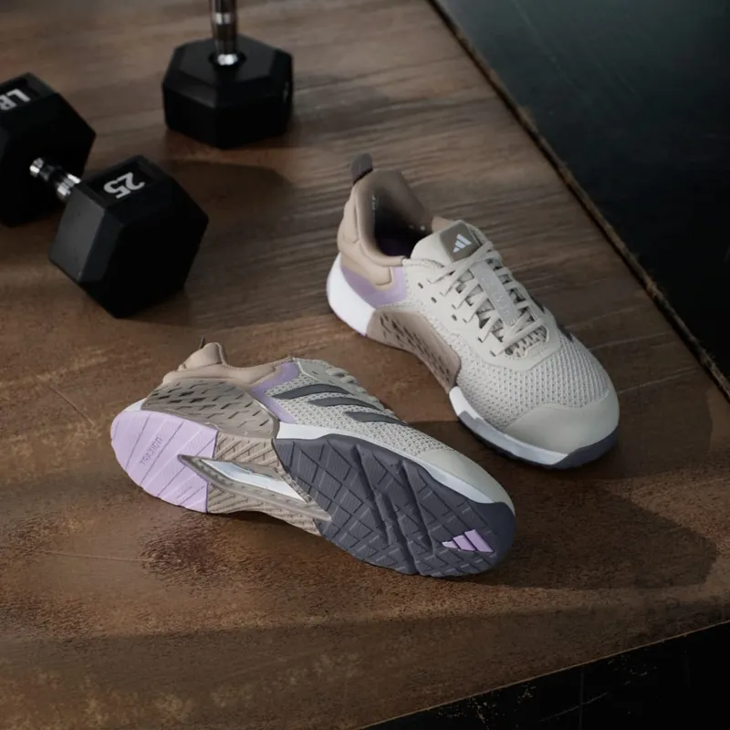 Adidas Dropset 3 Training Beige / Grey Strata / Powder Plum (JR1675)