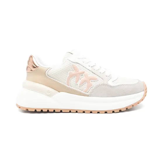 PINKO Love Birds sneakers met applicatie – Beige (SS0055P074GEM07)