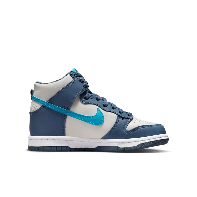 Nike DUNK HIGH GS “Light Bone / Diffused Blue” (DB2179-006)