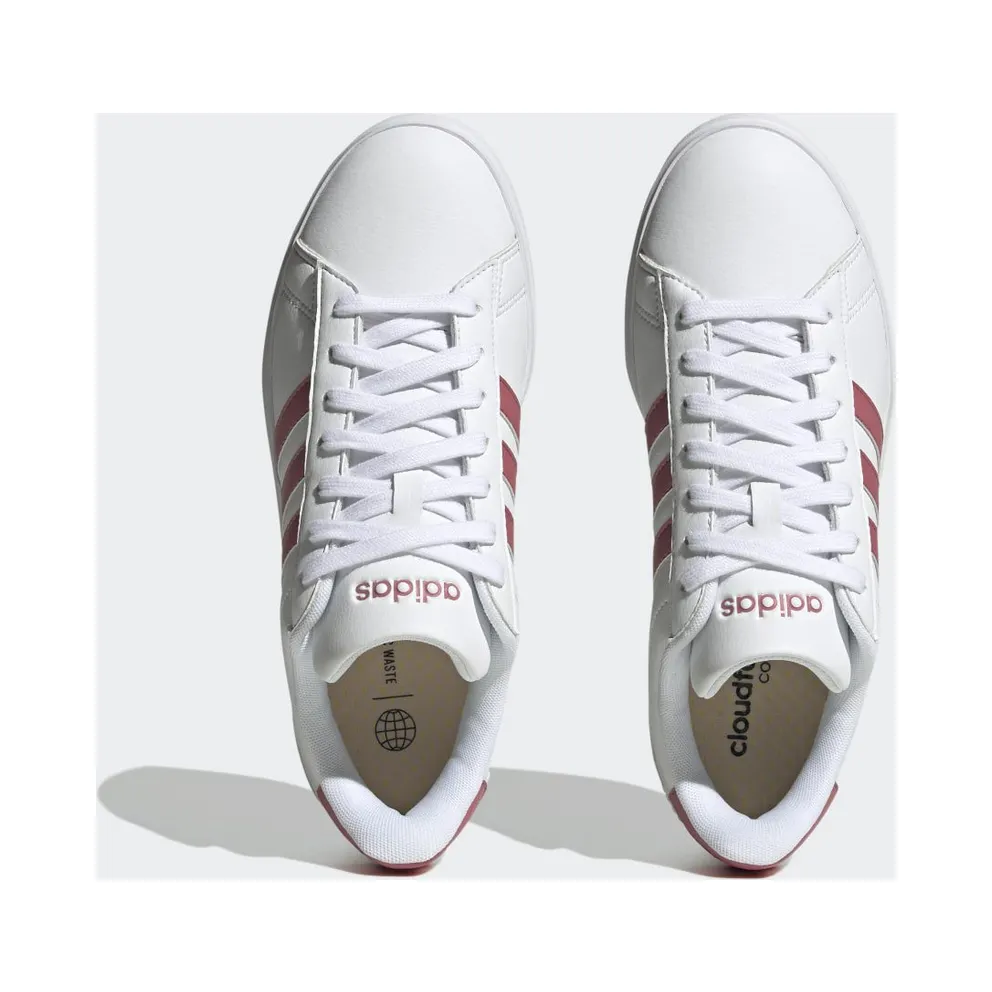 adidas Grand Court 2.0 “Cloud White / Pink Strata / Cloud White” (HP2537)