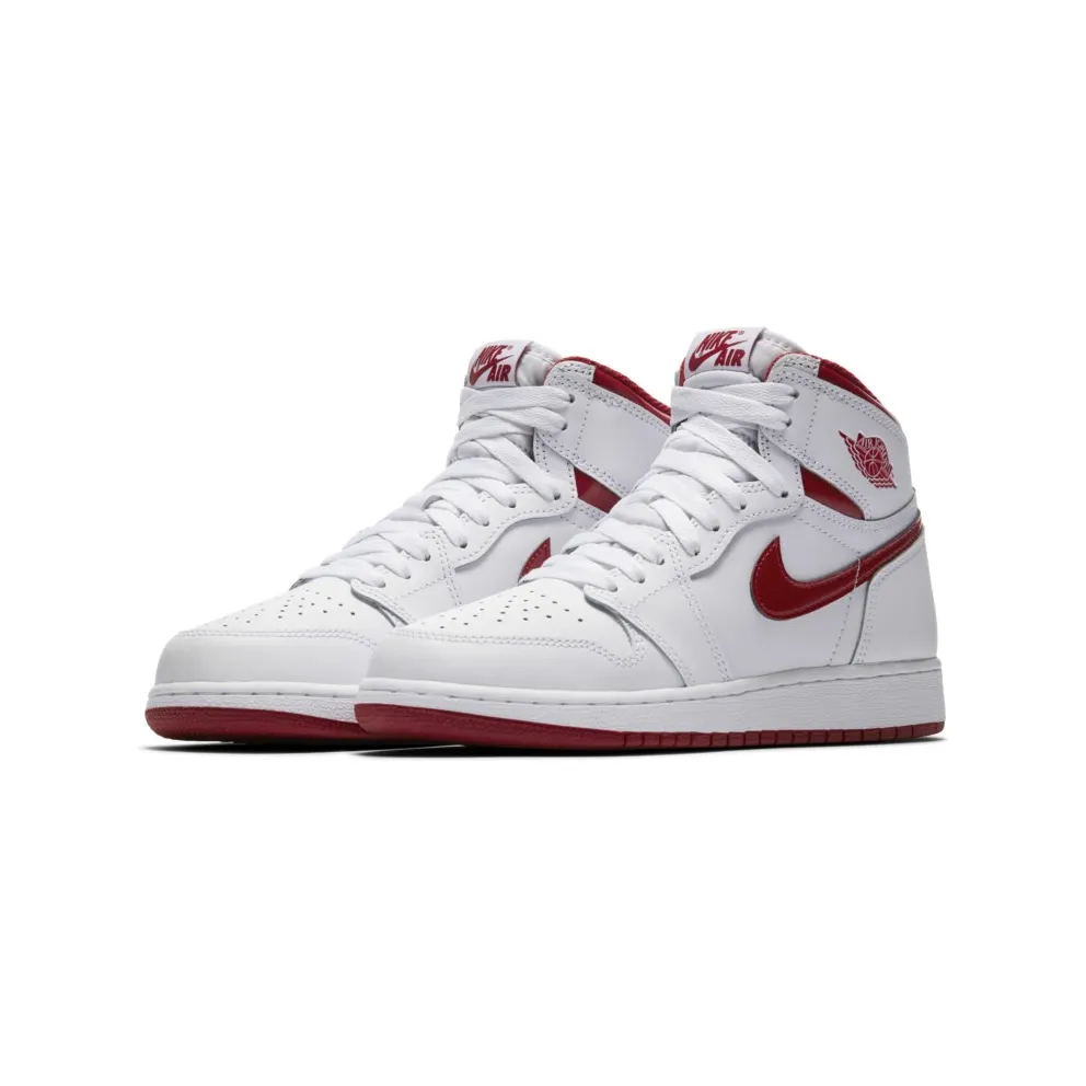 Jordan 1 Retro Metallic Red 2017 (GS) White/Varsity Red (575441-103)