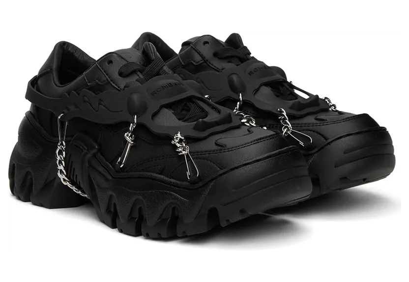 Rombaut Black Boccaccio II Harness Sneakers (S22-B-009) (4)